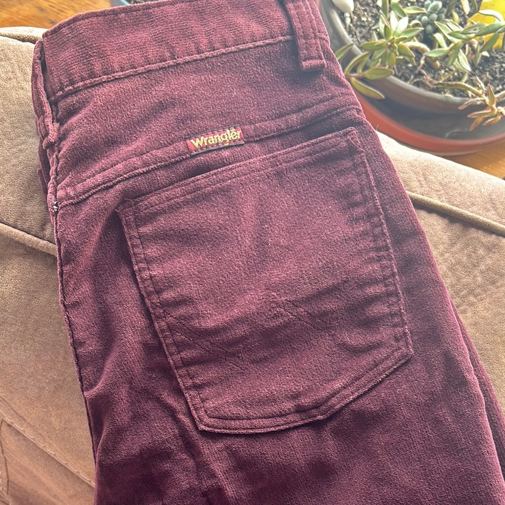 ⚡️Vintage Wrangler Student Burgundy Jeans⚡️